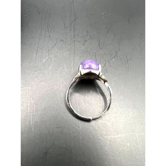 Beautiful Lepidolite Rings set in 925- Adjustable - Picture 3 of 5